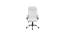 Buttam Leatherette Swivel Study Chair in White Colour (White) by Urban Ladder - Cross View Design 1 - 657890
