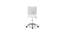 Feleena Leatherette Swivel Study Chair in White Colour (White) by Urban Ladder - Cross View Design 1 - 657891