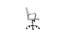 Gruber Leatherette Swivel Study Chair in White Colour (White) by Urban Ladder - Cross View Design 1 - 657893