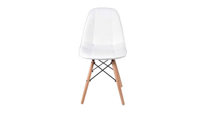 Maxime Leatherette Swivel Study Chair in White Colour (White) by Urban Ladder - Cross View Design 1 - 657902