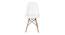 Maxime Leatherette Swivel Study Chair in White Colour (White) by Urban Ladder - Cross View Design 1 - 657902