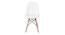 Maxime Leatherette Swivel Study Chair in White Colour (White) by Urban Ladder - Cross View Design 1 - 657902