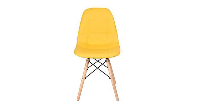 Maxime Leatherette Swivel Study Chair in Yellow Colour (Yellow) by Urban Ladder - Cross View Design 1 - 657903
