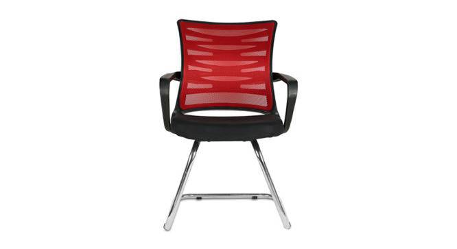 Shirlyn Leatherette Swivel Study Chair in White Colour (White) by Urban Ladder - Cross View Design 1 - 657907