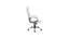 Buttam Leatherette Swivel Study Chair in White Colour (White) by Urban Ladder - Design 1 Side View - 657910
