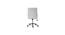 Gruber Leatherette Swivel Study Chair in White Colour (White) by Urban Ladder - Design 1 Side View - 657913