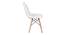 Maxime Leatherette Swivel Study Chair in White Colour (White) by Urban Ladder - Design 1 Side View - 657922