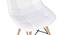 Maxime Leatherette Swivel Study Chair in White Colour (White) by Urban Ladder - Design 1 Side View - 657936