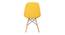 Maxime Leatherette Swivel Study Chair in Yellow Colour (Yellow) by Urban Ladder - Design 1 Side View - 657937