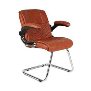 Chairs Study In Vadodara Design Presly Leatherette Study Chair in Brown Colour
