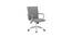 Goris Leatherette Swivel Study Chair in Grey Colour (Grey) by Urban Ladder - Front View Design 1 - 657972