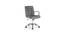 Jeny Leatherette Swivel Study Chair in Grey Colour (Grey) by Urban Ladder - Front View Design 1 - 657974