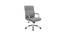 Landyn Leatherette Swivel Study Chair in Grey Colour (Grey) by Urban Ladder - Front View Design 1 - 657976