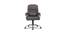 Adan Leatherette Swivel Study Chair in Brown Colour (Brown) by Urban Ladder - Front View Design 1 - 657980