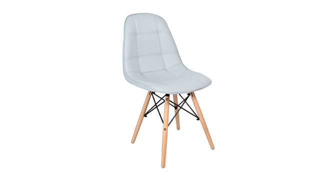 Maxime Leatherette Swivel Study Chair in Grey Colour (Grey) by Urban Ladder - Front View Design 1 - 657984