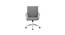 Goris Leatherette Swivel Study Chair in Grey Colour (Grey) by Urban Ladder - Cross View Design 1 - 657992
