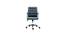 Gruber Leatherette Swivel Study Chair in Grey Colour (Grey) by Urban Ladder - Cross View Design 1 - 657993