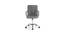 Jeny Leatherette Swivel Study Chair in Grey Colour (Grey) by Urban Ladder - Cross View Design 1 - 657994