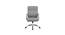 Landyn Leatherette Swivel Study Chair in Grey Colour (Grey) by Urban Ladder - Cross View Design 1 - 657995