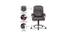 Adan Leatherette Swivel Study Chair in Brown Colour (Brown) by Urban Ladder - Cross View Design 1 - 657999