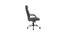 Buttam Leatherette Swivel Study Chair in Grey Colour (Grey) by Urban Ladder - Design 1 Side View - 658007