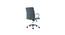 Gruber Leatherette Swivel Study Chair in Grey Colour (Grey) by Urban Ladder - Design 1 Side View - 658010