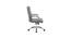 Landyn Leatherette Swivel Study Chair in Grey Colour (Grey) by Urban Ladder - Design 1 Side View - 658013