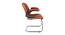 Presly Leatherette Swivel Study Chair in Brown Colour (Brown) by Urban Ladder - Design 1 Side View - 658018