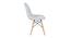 Maxime Leatherette Swivel Study Chair in Grey Colour (Grey) by Urban Ladder - Design 1 Side View - 658020