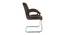 Breana Leatherette Swivel Study Chair in Brown Colour (Brown) by Urban Ladder - Design 1 Side View - 658022