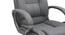 Buttam Leatherette Swivel Study Chair in Grey Colour (Grey) by Urban Ladder - Design 1 Side View - 658024