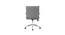 Goris Leatherette Swivel Study Chair in Grey Colour (Grey) by Urban Ladder - Design 1 Side View - 658025