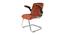 Presly Leatherette Swivel Study Chair in Brown Colour (Brown) by Urban Ladder - Design 1 Side View - 658034