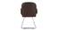 Breana Leatherette Swivel Study Chair in Brown Colour (Brown) by Urban Ladder - Design 1 Side View - 658039