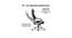 Evah Leatherette Swivel Study Chair in Brown Colour (Brown) by Urban Ladder - Rear View Design 1 - 658046
