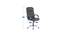 Buttam Leatherette Swivel Study Chair in Grey Colour (Grey) by Urban Ladder - Design 1 Dimension - 658056