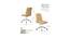 Rawtenstall Leatherette Swivel Study Chair in Brown Colour (Brown) by Urban Ladder - Design 1 Dimension - 658061