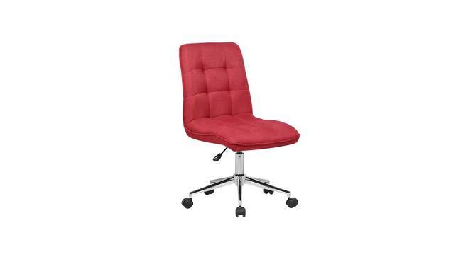 Feleena Leatherette Swivel Study Chair in Brown Colour (Brown) by Urban Ladder - Front View Design 1 - 658066