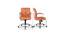 Aadi Leatherette Swivel Study Chair in Brown Colour (Brown) by Urban Ladder - Design 1 Dimension - 658067