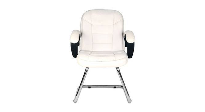 Sedric Leatherette Swivel Study Chair in Black Colour (Black) by Urban Ladder - Cross View Design 1 - 658101