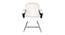 Sedric Leatherette Swivel Study Chair in Black Colour (Black) by Urban Ladder - Cross View Design 1 - 658101