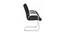 Angelina Leatherette Swivel Study Chair in Black Colour (Black) by Urban Ladder - Design 1 Side View - 658117