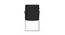 Anne Leatherette Swivel Study Chair in Black Colour (Black) by Urban Ladder - Design 1 Side View - 658133