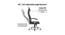Corr Leatherette Swivel Study Chair in Black Colour (Black) by Urban Ladder - Rear View Design 1 - 658152