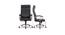 Corr Leatherette Swivel Study Chair in Black Colour (Black) by Urban Ladder - Design 1 Dimension - 658164