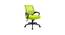 Task Net Swivel Study Chair in Green Colour (Green) by Urban Ladder - Front View Design 1 - 658168