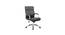 Landyn Leatherette Swivel Study Chair in Black Colour (Black) by Urban Ladder - Front View Design 1 - 658177
