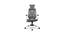 Raice Net Swivel Study Chair in Grey Colour (Grey) by Urban Ladder - Front View Design 1 - 658183