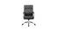 Landyn Leatherette Swivel Study Chair in Black Colour (Black) by Urban Ladder - Cross View Design 1 - 658194