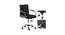 Mason Leatherette Swivel Study Chair in Black Colour (Black) by Urban Ladder - Cross View Design 1 - 658195